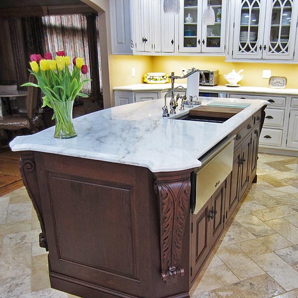traditional kitchen island